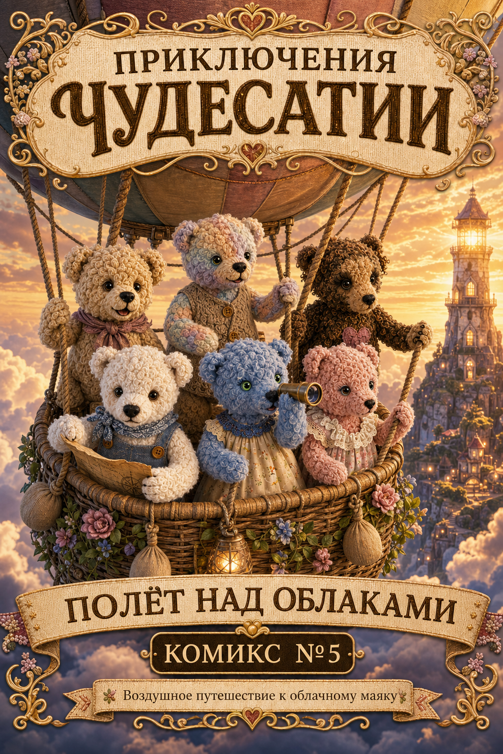 Обложка: Полёт над облаками